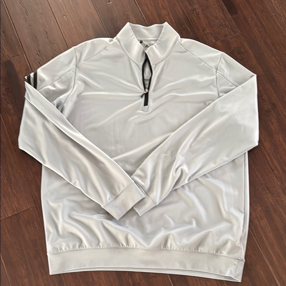 Adidas Golf Gray Quarter-Zip